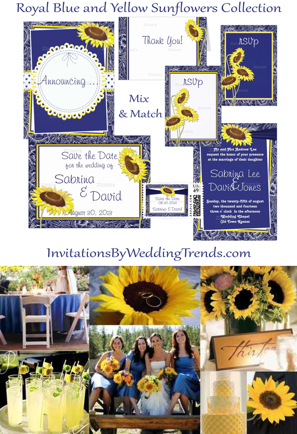 Royal Blue and Sunflower Yellow Wedding 2